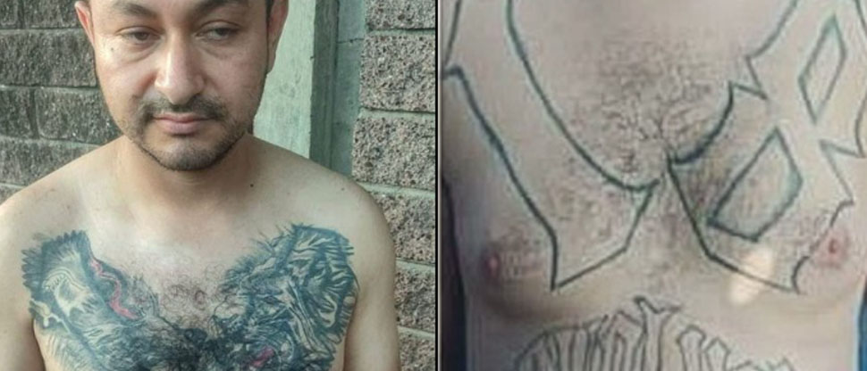 Capturan a pandillero que intentó borrar sus tatuajes por miedo a la justicia