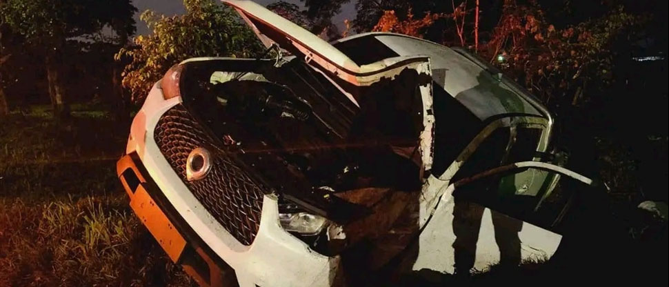 Conductor pierde el control del vehículo y sufre aparatoso accidente en carretera Panamericana