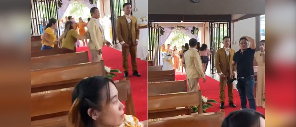Momento cuando una boda se cancela por el terremoto que sacudió a Filipinas