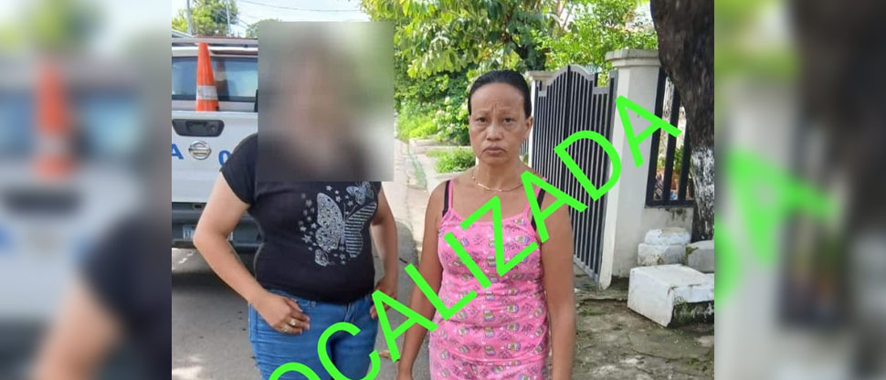 Localizan sana y salva a mujer reportada como desaparecida