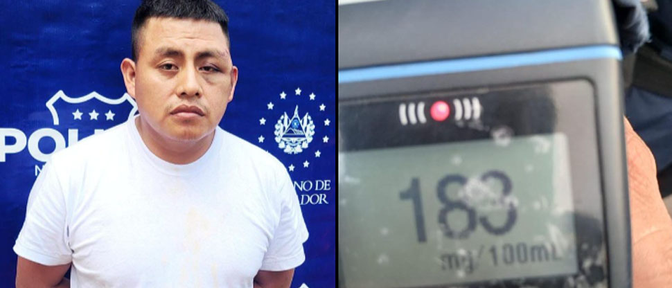 Capturan a sujeto borracho y armado en terminal de buses de Sonsonate