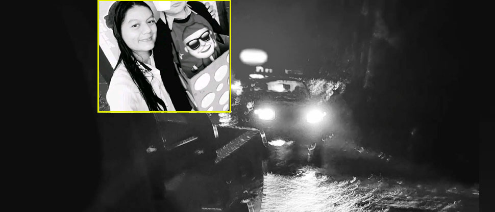 Intentó cruzar la creciente de una quebrada con su hijo, pero ambos fueron arrastrados