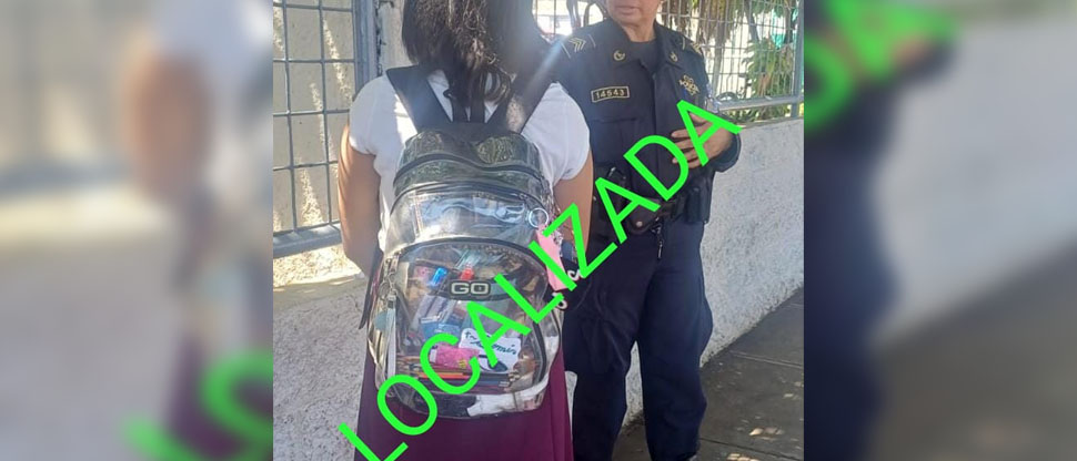 Localizan con vida a joven reportada como desaparecida