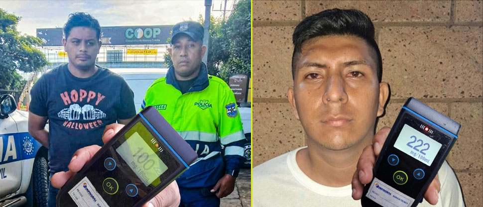 Continúan capturas de conductores ebrios en distintos puntos del país  