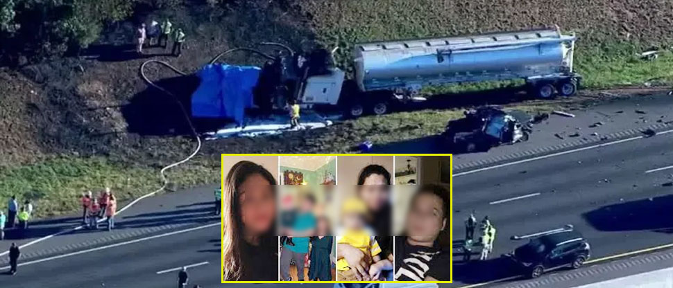 Ocho miembros de una familia salvadoreña fallecen en múltiple accidente en Georgia