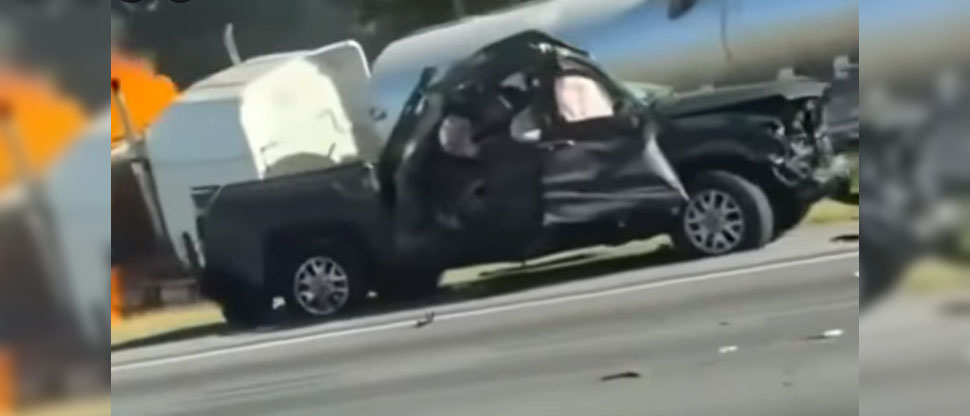 Escena donde ocho miembros de una familia salvadoreña murieron en accidente en Georgia