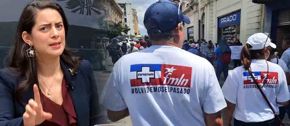 Claudia Ortiz afirma que la gente ya no quiere a ARENA ni al FMLN