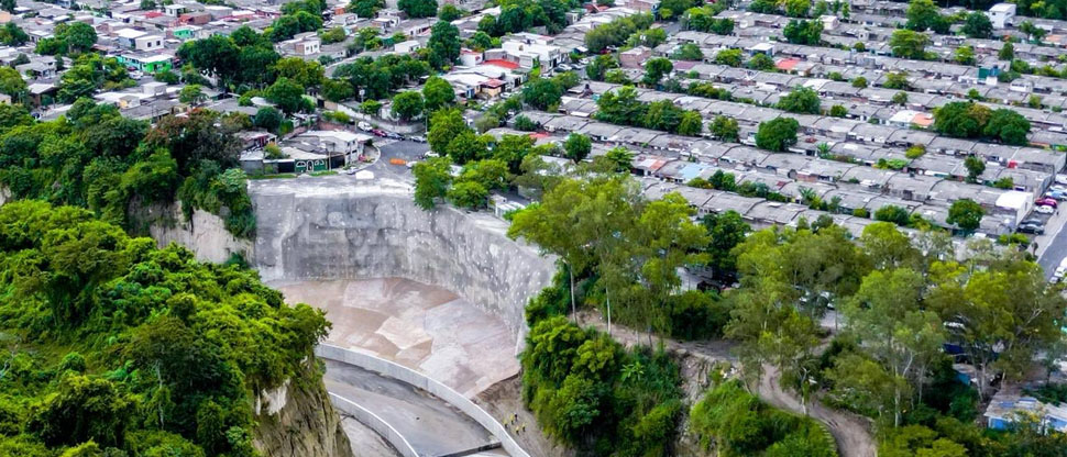 Finaliza intervención de cárcava en Bosques de Prusia en Soyapango