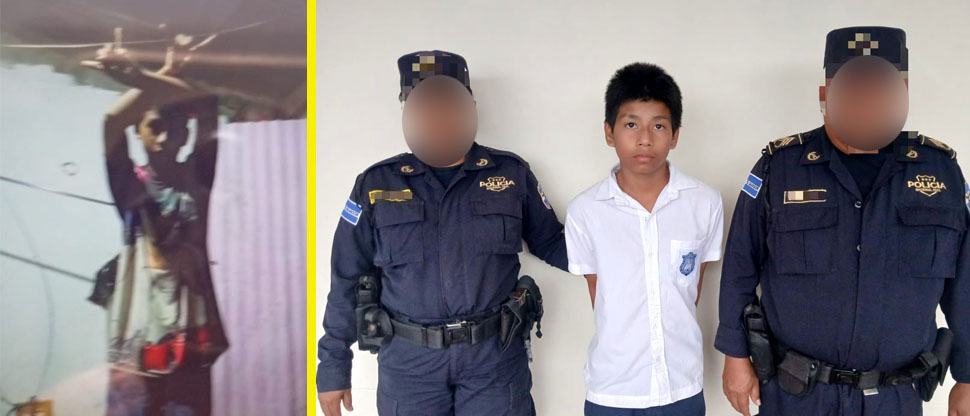 Capturan a jovencito que se jactaba en redes sociales de pertenecer a la mara