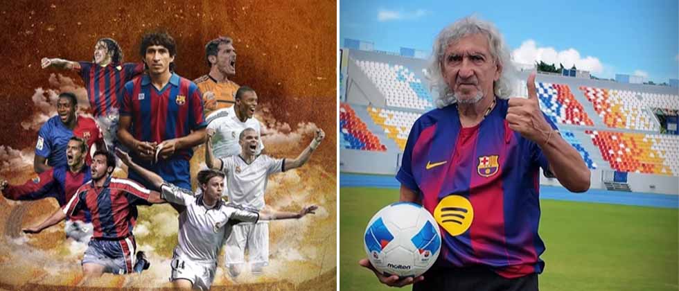 Mágico González jugará con el Barcelona en el Clásico de Leyendas ante el Real Madrid