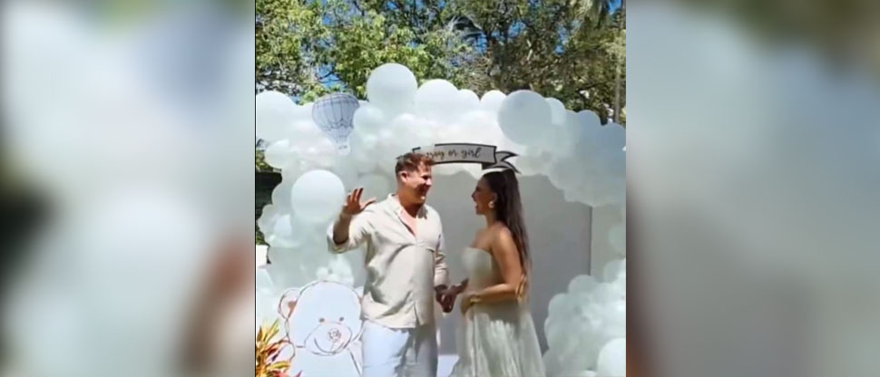 Así fue la develación del género del primer bebé de Irene Castillo y Pepe