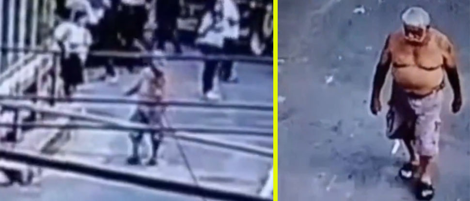 Captan a señor lanzando basura en quebrada en la colonia San José El Pino de Santa Tecla