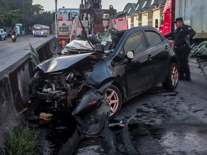 Exceso de velocidad provoca fuerte accidente en la Troncal del Norte
