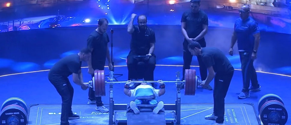 Herbert Aceituno consigue el segundo lugar del Campeonato Mundial de Parapowerlifting 2025