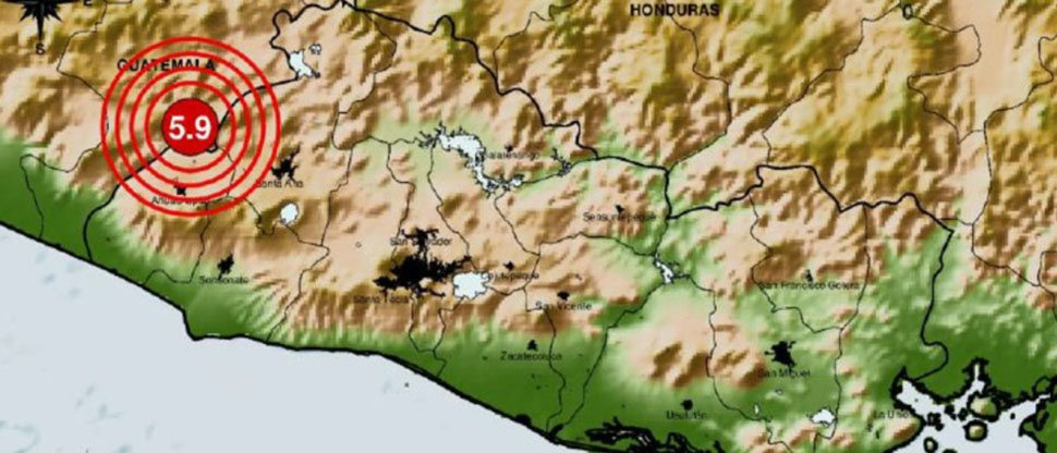 MARN reporta 62 sismos en el distrito de San Lorenzo