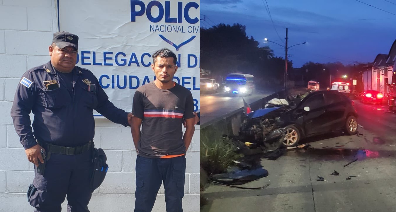 Detienen a conductor que provocó accidente en la Troncal por conducir borracho