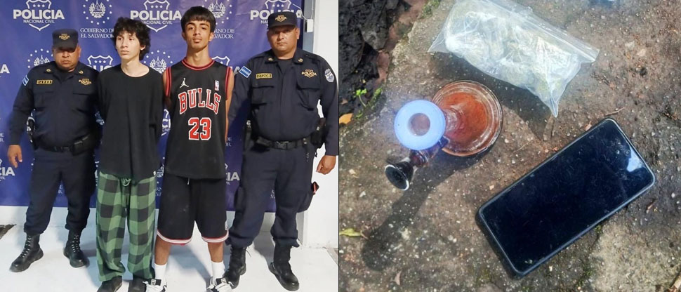 PNC captura a dos jóvenes de 18 años tras encontrarles droga en sus bolsillos