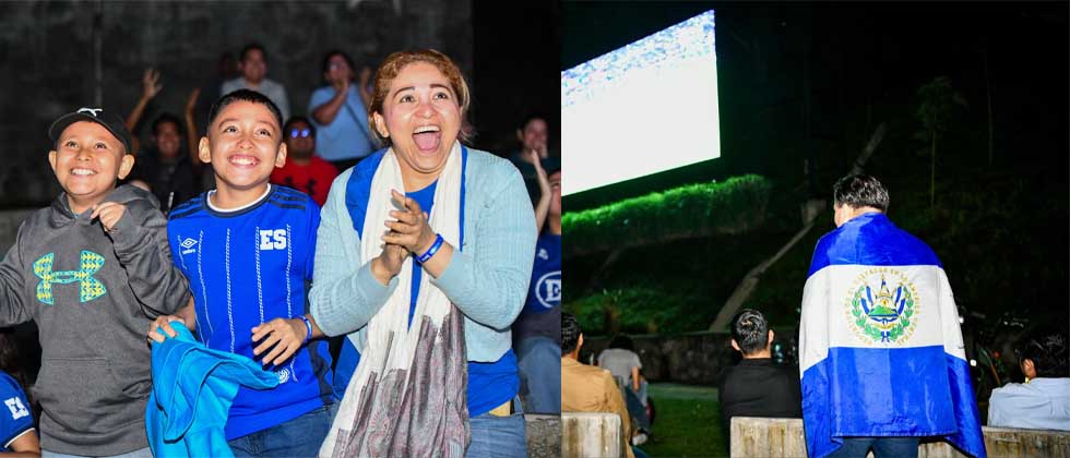 Habilitarán cines al aire libre para ver el partido entre El Salvador y Panamá