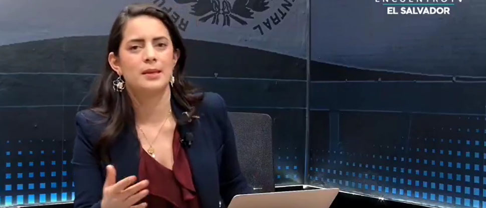 Claudia Ortiz asegura que en ARENA están cómodos con solo ser oposición