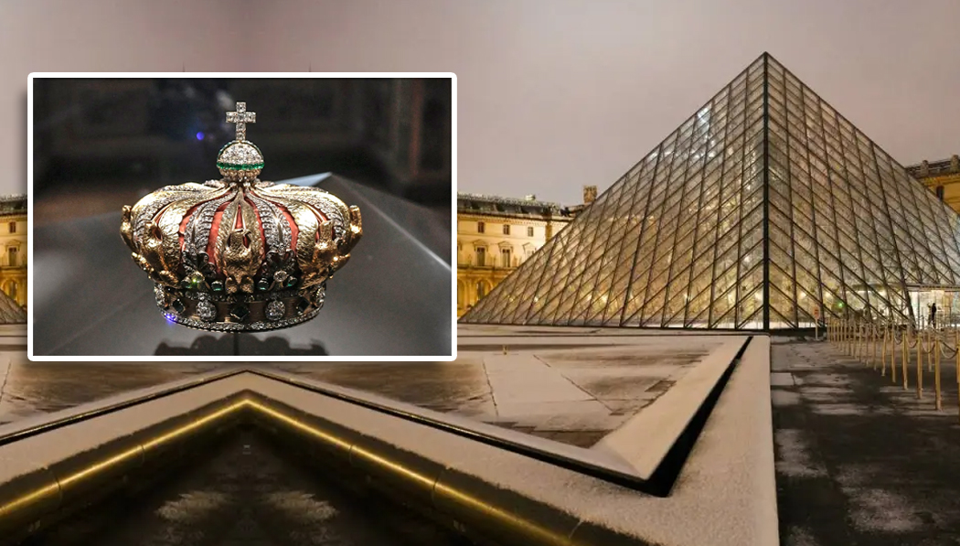 Recuperan corona de la emperatriz Eugenia que fue hurtada del Museo del Louvre en París