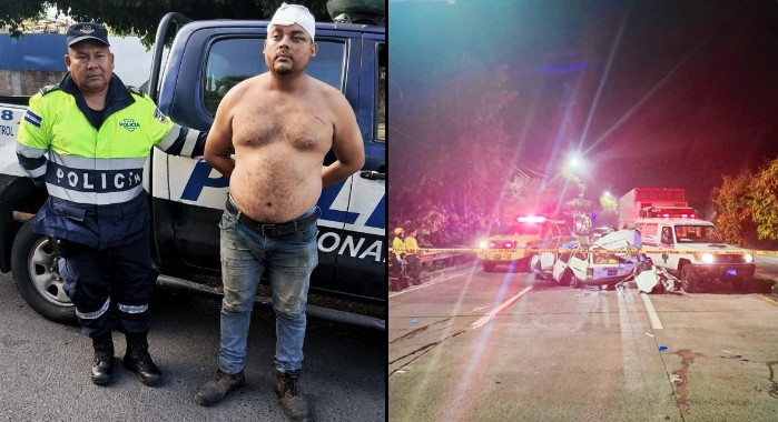 Conductor capturado tras provocar choque mortal con 191° de alcohol en la sangre