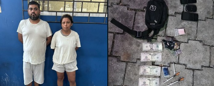 Capturan a pareja por comercio y distribución de drogas