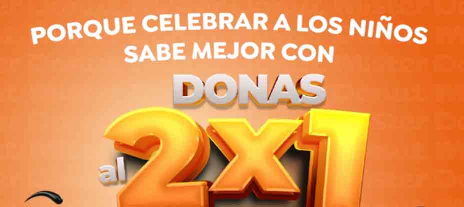 Por el Día del Niño: Lanzan la promoción de donas al 2×1