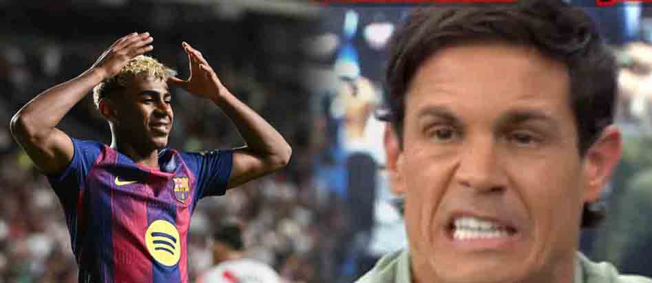 Edu Aguirre se molesta porque Lamine Yamal dice que Real Madrid roba