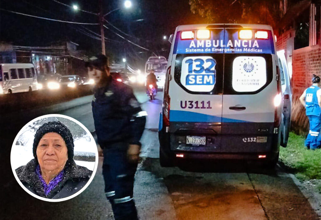 Ella era doña Laura, señora de la tercera edad que murió atropellada en la Troncal del Norte