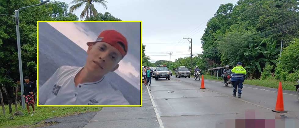 Identifican al joven motociclista que murió en brutal choque en San Vicente
