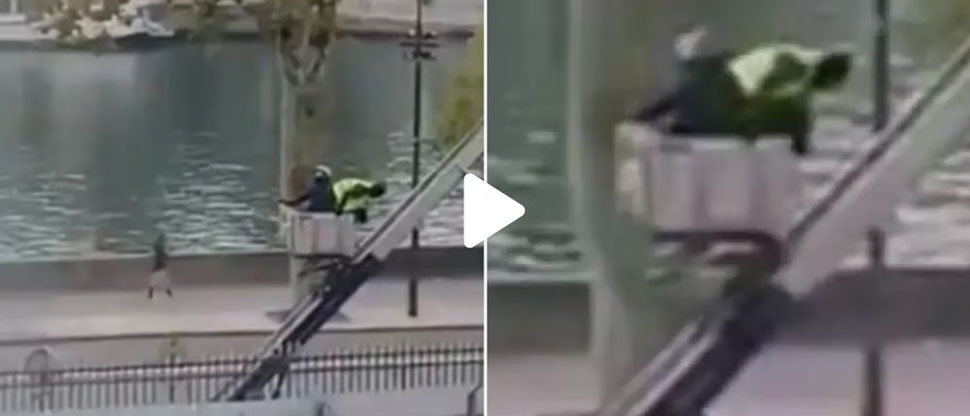 Difunden imágenes de como escaparon dos sujetos tras el robo millonario del Museo Louver