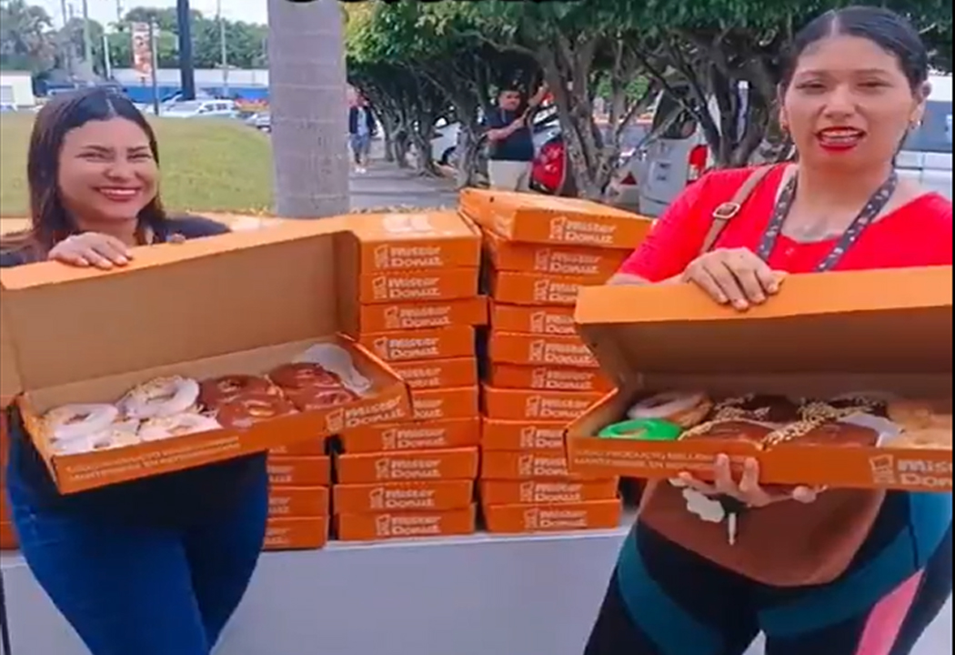 Emprendedoras aclaran que sus donas no están “rancias”, las tienen fresquitas