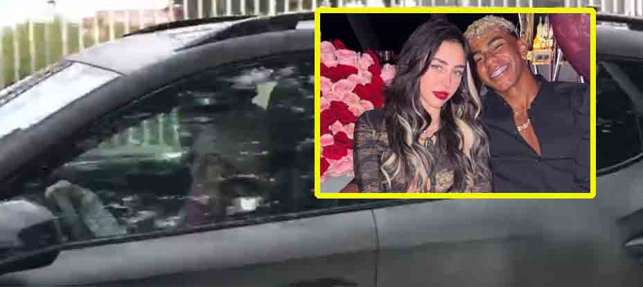 ¡El amor! Nicki Nicole recoge a su novio después de entrenar con el Barcelona