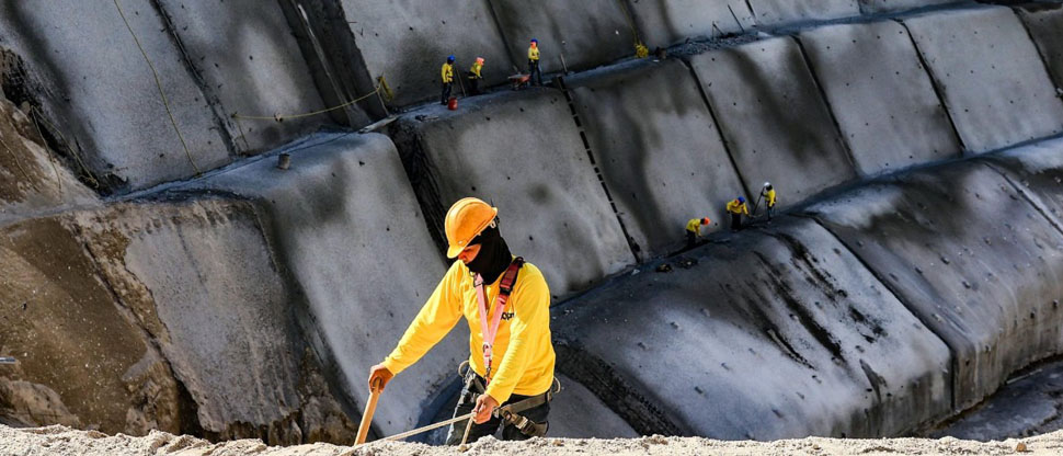 Avanzan los trabajos del MOP en obras de mitigación en la Santa Eduviges