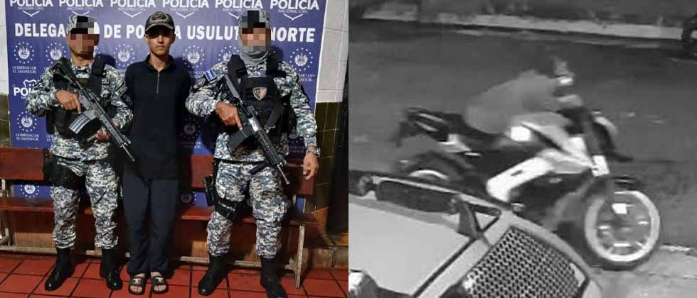 Captura a sujeto responsable de hurtar una motocicleta en Usulután