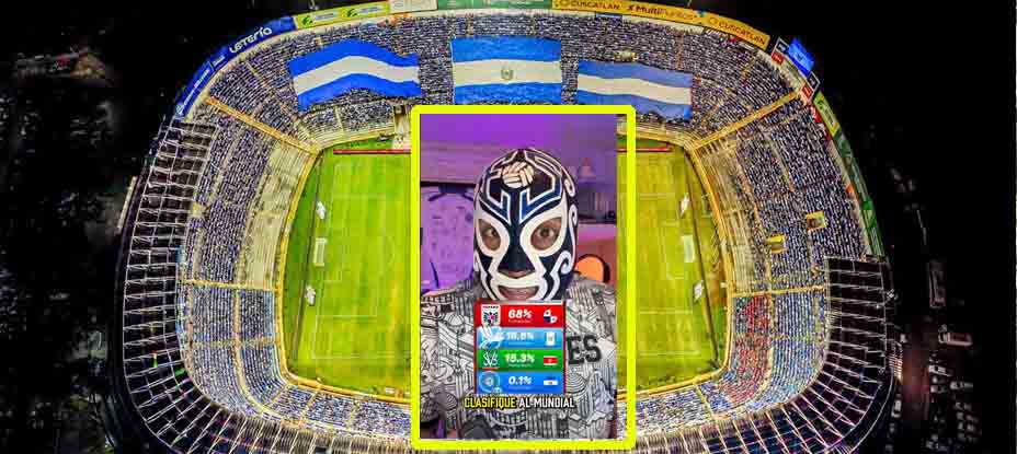 Pájaro Picón apuesta su mascara, se tatúa la cara de Ordaz caminará hincado por el Cuscatlán si La Selecta se clasifica al Mundial