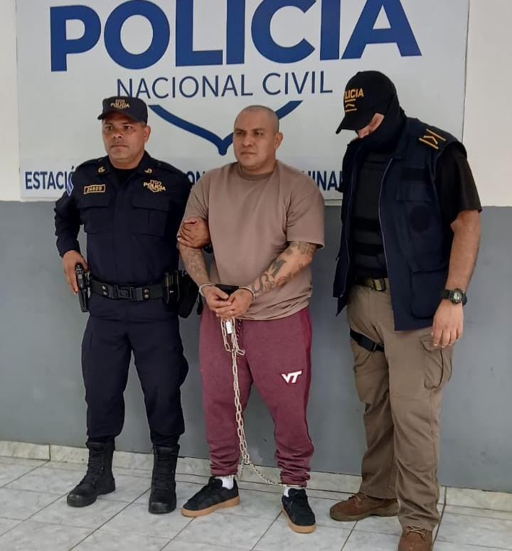 Capturan a peligroso pandillero que pretendía esconderse en Guatemala