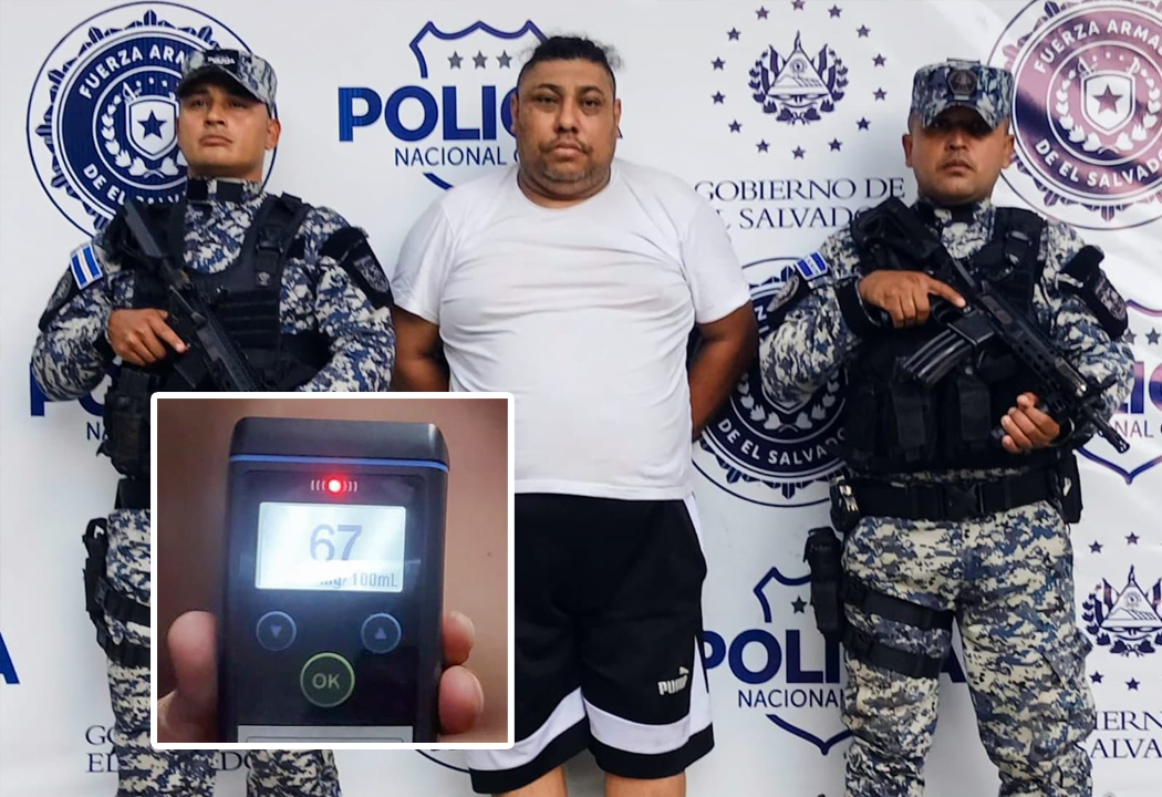 Capturan a ebrio que provocó un accidente en Ilopango