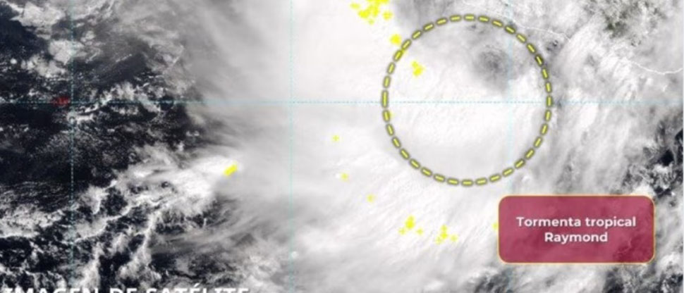 México: se forma la tormenta tropical Raymond en la costa del Pacífico