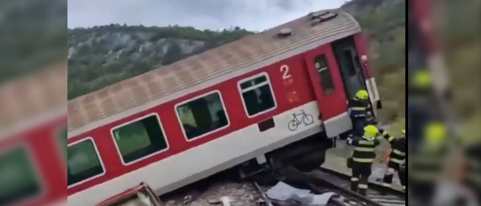 Decenas de heridos deja choque entre dos trenes en Eslovaquia