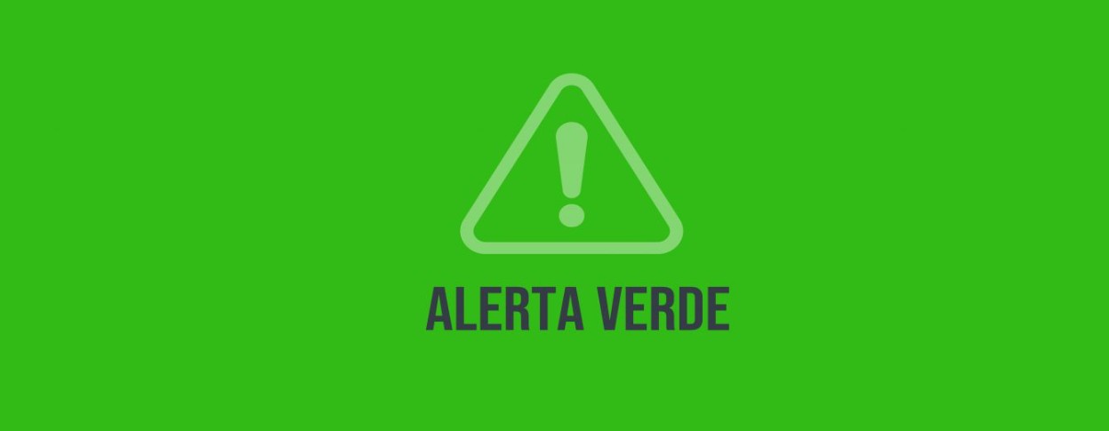 Alerta Verde por lluvias asociadas a la influencia indirecta de la tormenta tropical Melissa