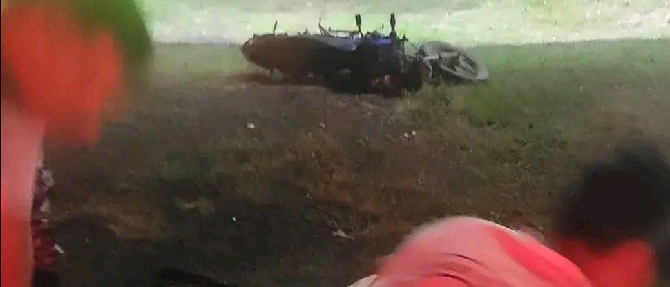 Aparatoso accidente deja un motociclista fallecido en Santa Ana