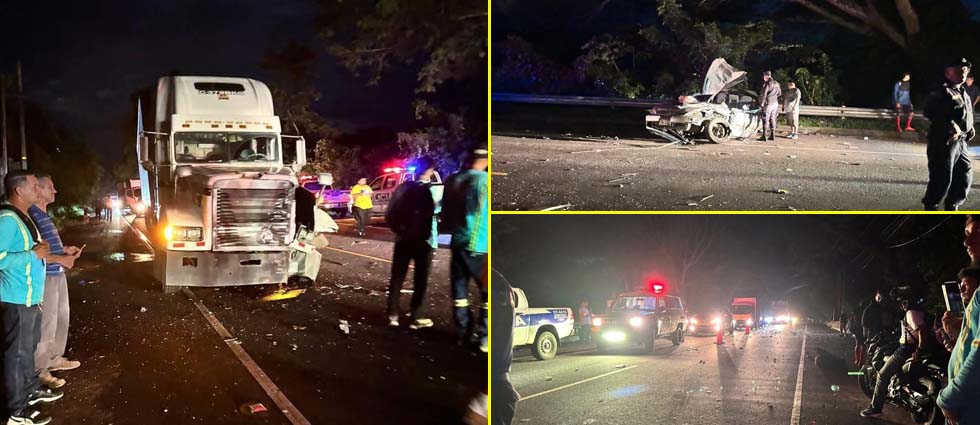Grave siniestro vial deja al menos tres lesionadas en la carretera Panamericana