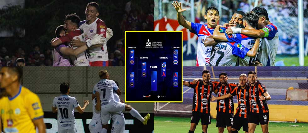 Definidas las semifinales del fútbol salvadoreño: así quedaron los cruces de los mejores cuatro