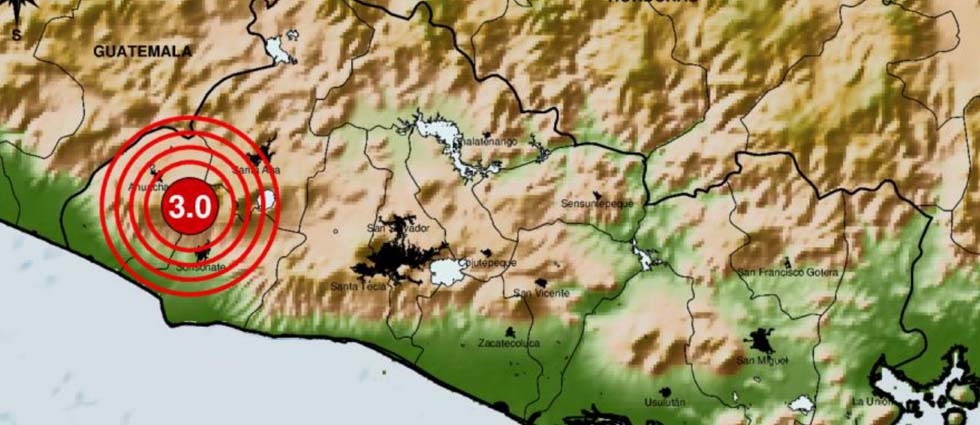 ¡MARN reporta más de 200 sismos en Juayúa en menos de dos días!
