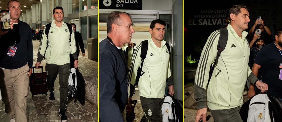 ¡Iker Casillas ya está en El Salvador para el Clásico de Leyendas!