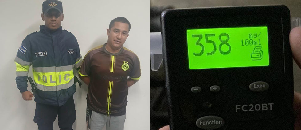Capturan a sujeto tras provocar un siniestro vial por conducir bajo la influencia de una gran cantidad de alcohol