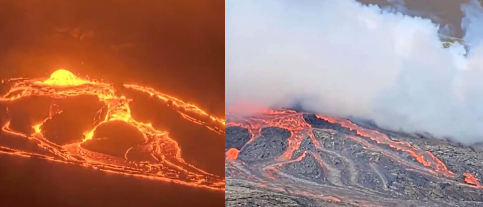 Captan ríos de lava tras erupción de uno de los volcanes más activos del mundo