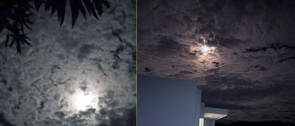 Salvadoreños se quedan con las ganas de observar la “Luna del Castor”