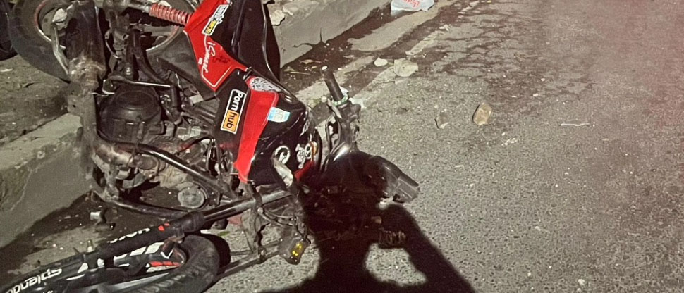 Conducir a excesiva velocidad le costó la vida a motociclista que se accidentó en Soyapango